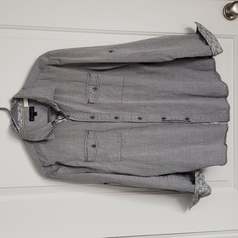 Smash long sleeve button up size large men's